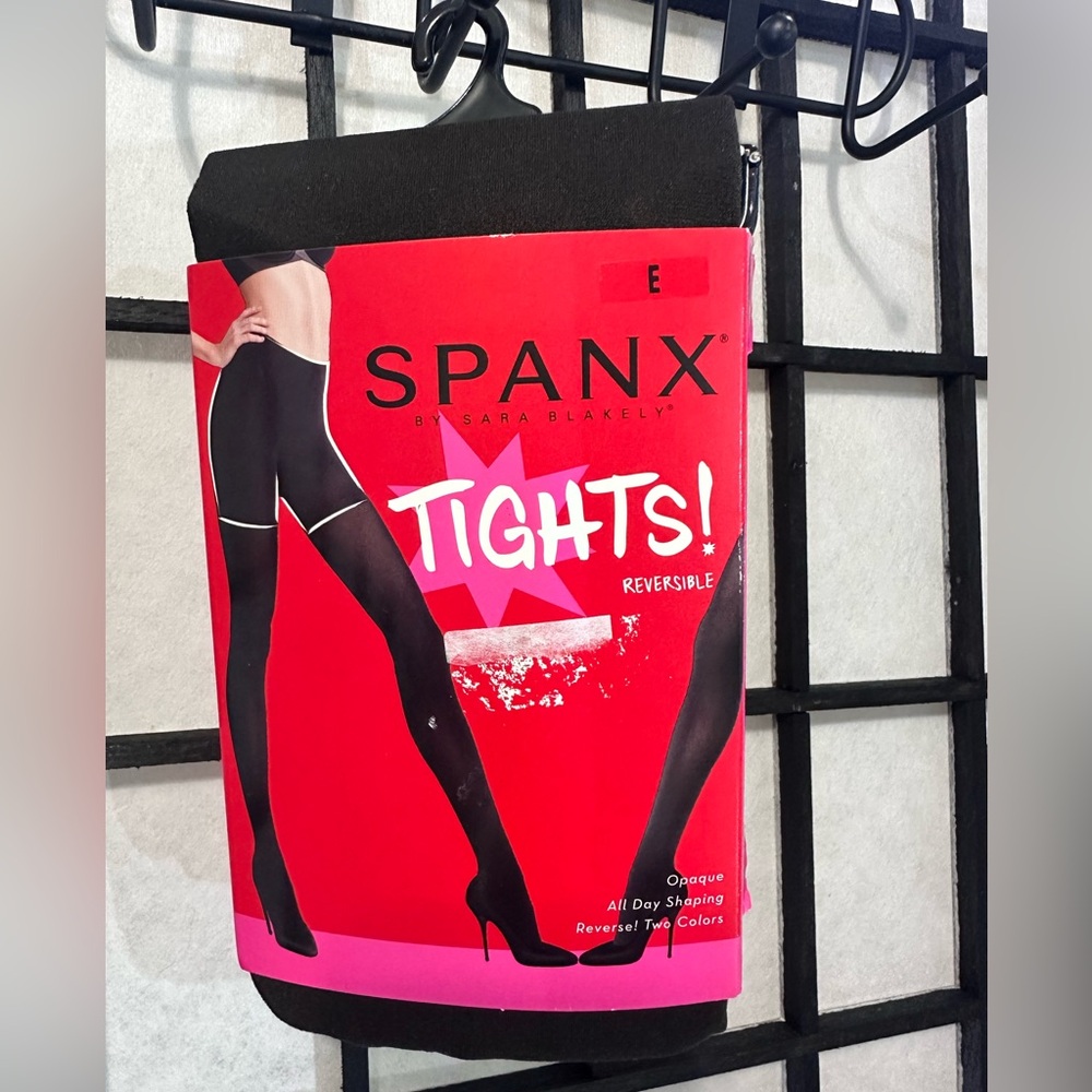 Size E SPANX  Reversible TIGHTS Opaque All Day Shaping! Reverse Two Colors